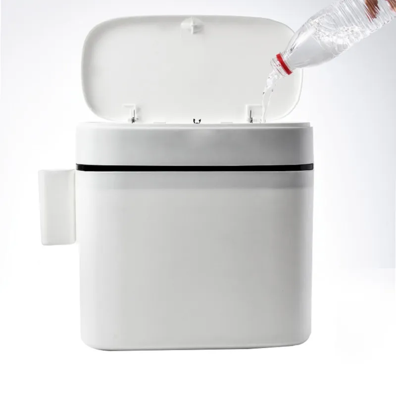 Multifunktions-Badezimmer-Mülleimer Papierkorb Toilettenbürste Toilette Mülleimer Abfall Mülleimer Toilette