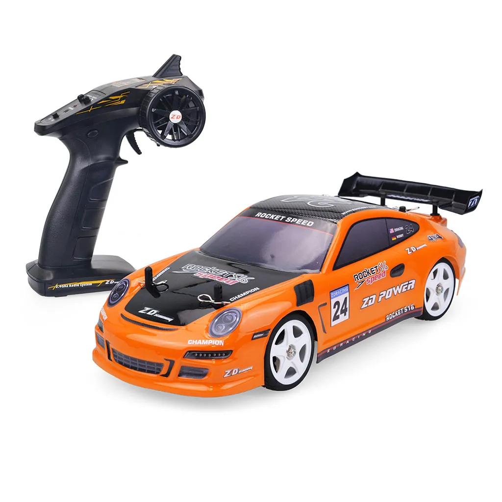 ZD 1/16 2.4G 4WD Brushed Racing Rocket S16 Drift RC Car Vehicle Models ZD 1/16 2.4G 4WD Brushed Racing Rocket S16 Drift RC Car Vehicle Models