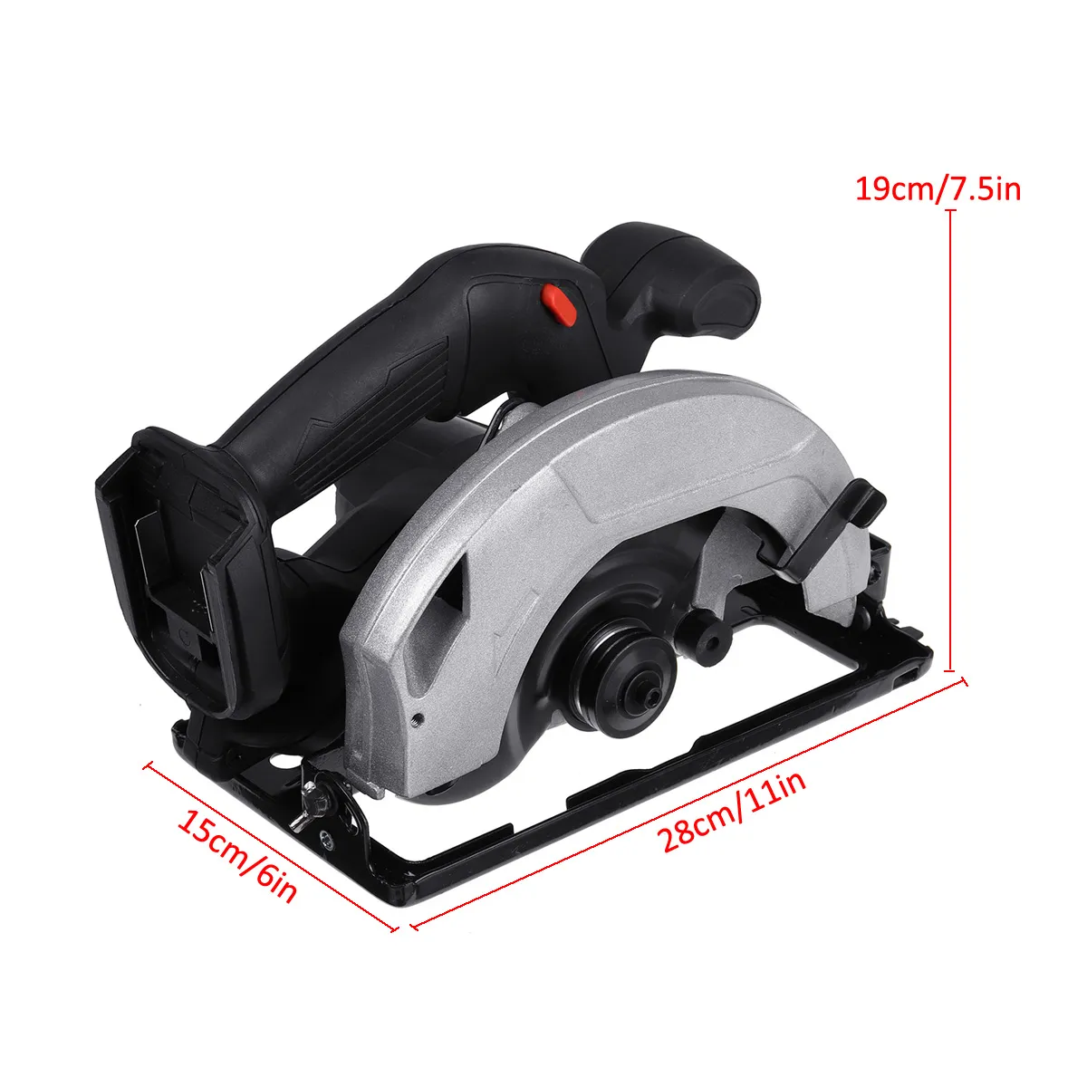 Drillpro 190mm Electric Circular Saw Corded Cutting Tool For 18V Lithium Battery