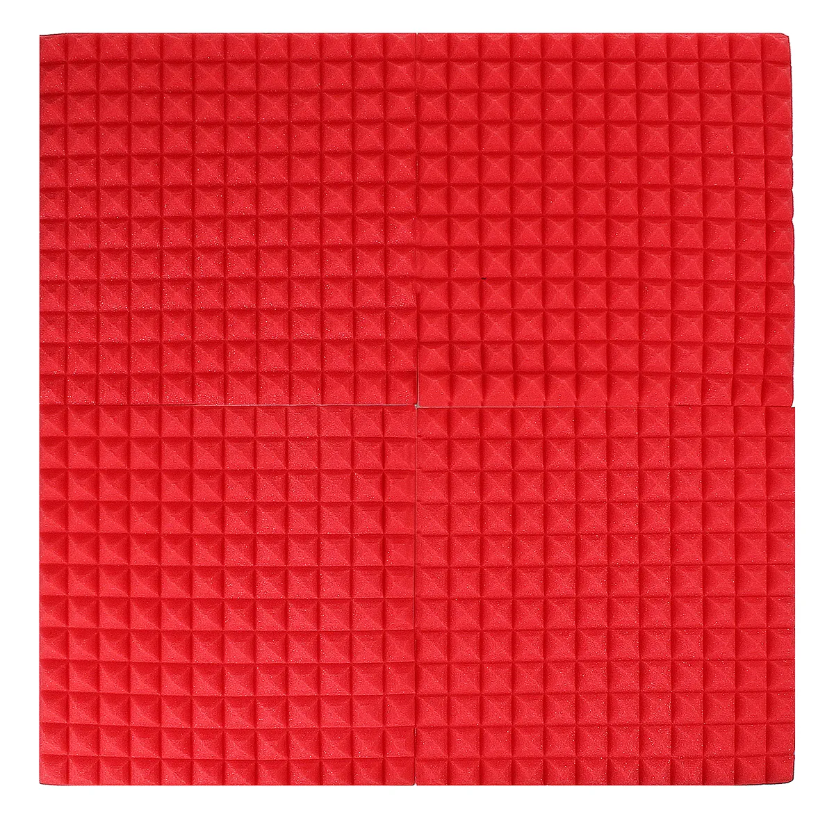 30x30x3cm 12PCS Soundproof Foams Sponge Sound Insulation Studio Wall Panel Tiles