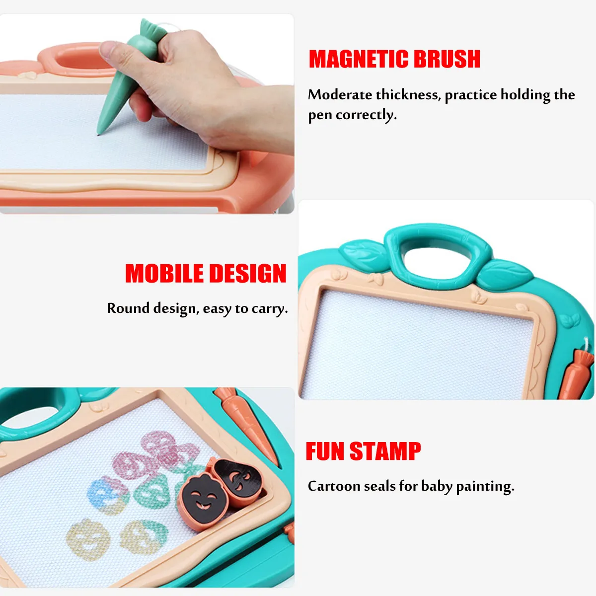 Magnetic Drawing Board Color Pad Kids Multi-functional Writing Table Graffiti Painting Toys for Children Gifts