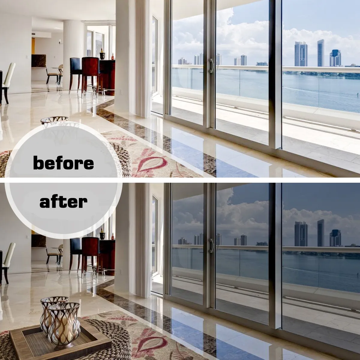 40/60/90cm Glass Stickers One-Way Perspective Reflective Film Roll Of Window Tint Film