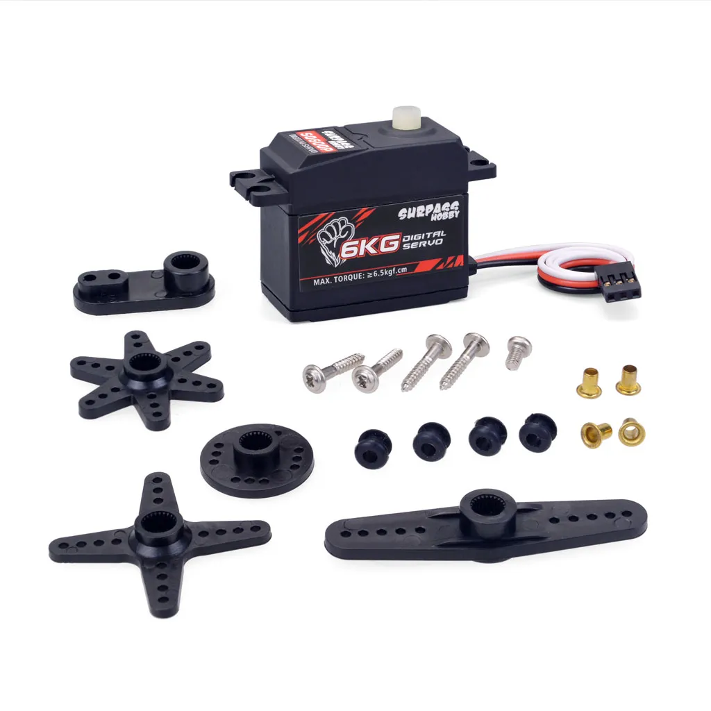 Surpass Hobby 6KG Plastic Tooth Digital Servo For RC Airplane Quadcopter Helicopter Car Vehicle Robot Models