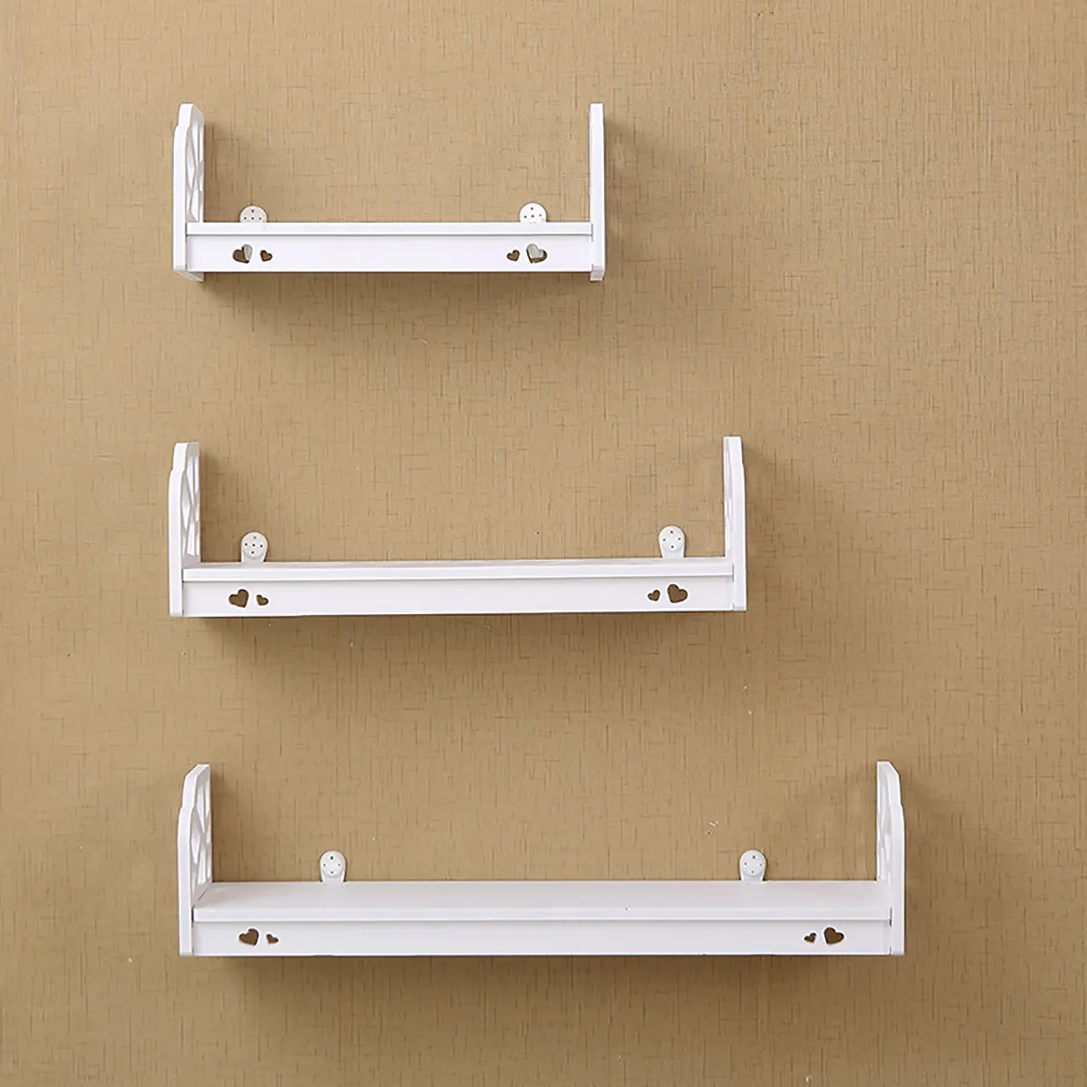 3Pcs Modern Wall Mounted Shelf Storage Rack Holder Home Office Bedroom Decor Set 3Pcs Modern Wall Mounted Shelf Storage Rack Holder Home Office Bedroom Decor Set