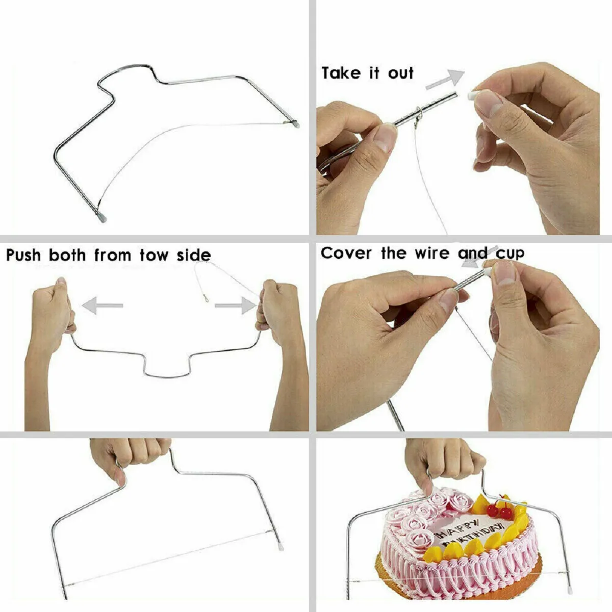 117Pcs Cake Decorating Tool Kit Baking Fondant Supplies Turntable Bag Tip Spatula