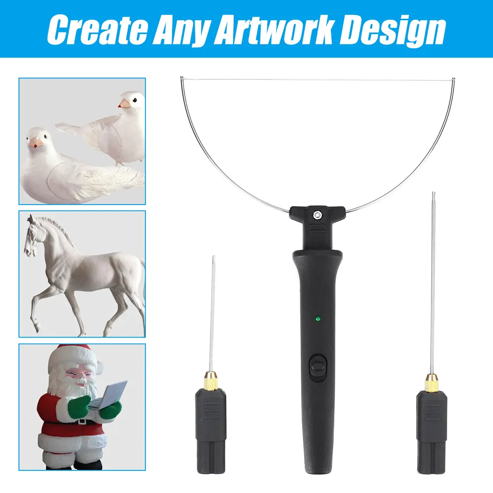 18W 3 in 1 Electric Wire Foam Cutter Styrofoam Cutting Machine Pen Engraver Hand Tool