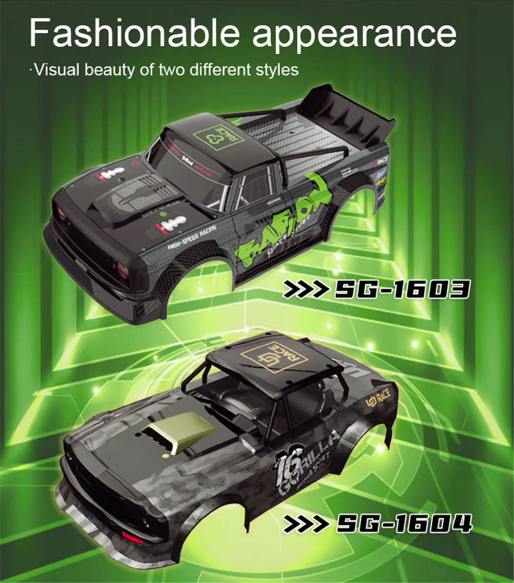 SG PINECONE FOREST 1603 RTR 1/16 2.4G 4WD 30km/h RC Car LED Light Drift On-Road Proportional Control Vehicles Model