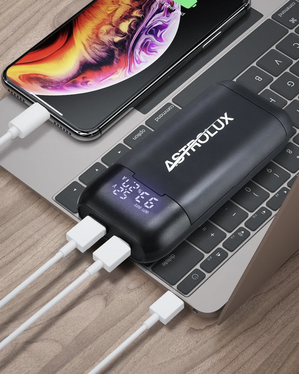 Astrolux® PD2 Type-C 18W QC3.0 PD3.0 急速充電 USB バッテリー充電器 懐中電灯 RC 電話パワーバンク インテリジェントバッテリーケースボックス Li-ion 21700/20700/18650用 Astrolux® PD2 Type-C 18W QC3.0 PD3.0 急速充電 USB バッテリー充電器 懐中電灯 RC 電話パワーバンク インテリジェントバッテリーケースボックス Li-ion 21700/20700/18650用