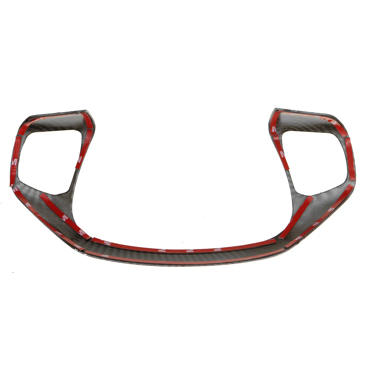 Carbon Fibre Decal Steering Wheel Trim Cover For Ford Fiesta ST MK8 2018 - 2020