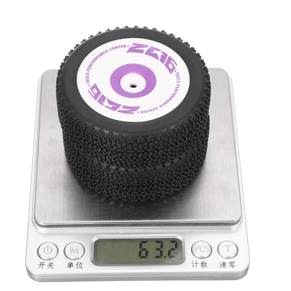 2PCS Wltoys 124019 1/12 RC Car Spare Front/Rear Tires Wheels 1826 1827 Vehicles Model Parts