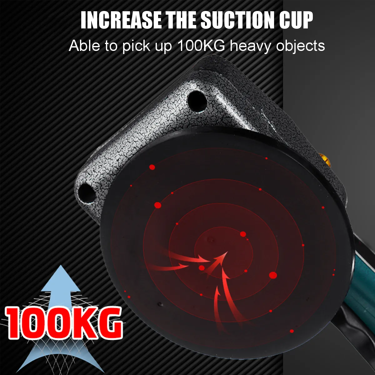 48V Cordless Tile Tiling Machine Vibrator Suction Fit For 120x120cm Ceramic Floor