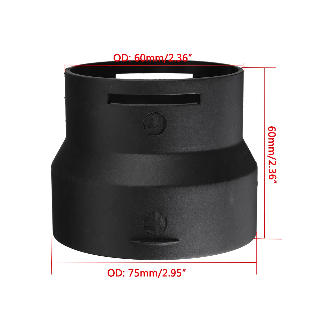 75mm To 60mm Ducting Reducer Outlet Adaptor Converter For Eberspacher Heater