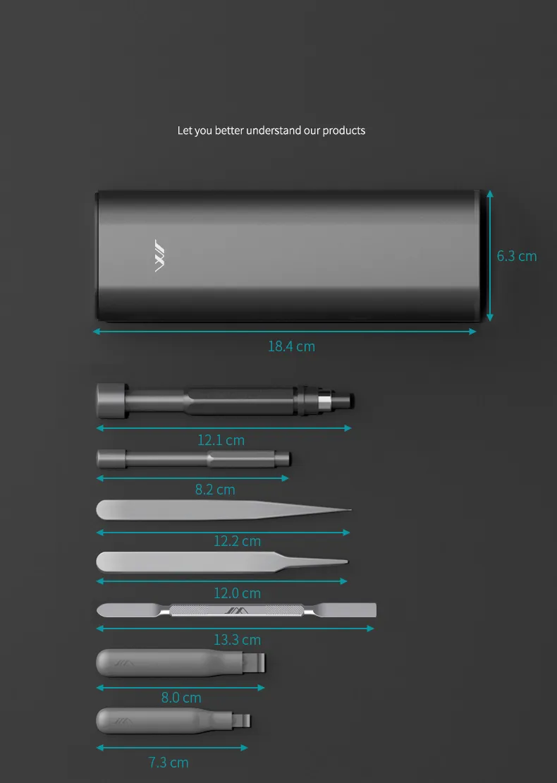 JIMI® JM-GNT60 60 In 1 Magnetic Screwdriver Household DIY Precision Screw Driver Repair Tools Press Design Toolkit
