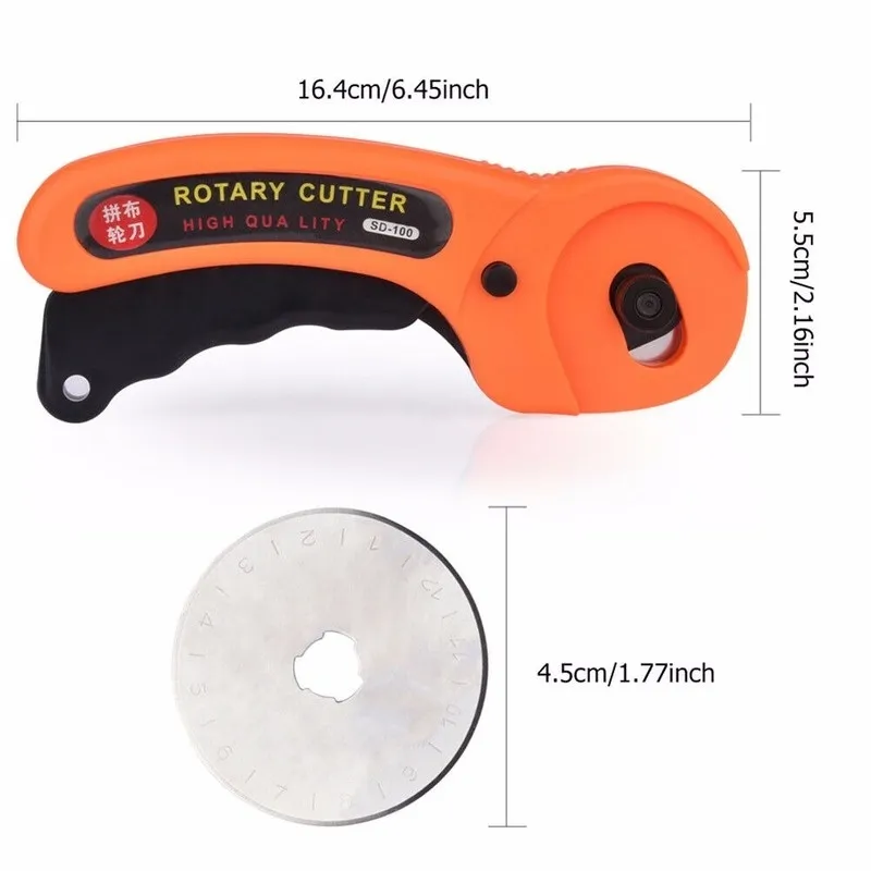 1/12/13Pcs Fabric Bias Tape Maker Rotary Cutter Kit Sewing Quilting Awl Pin Binder Foot Tools Set