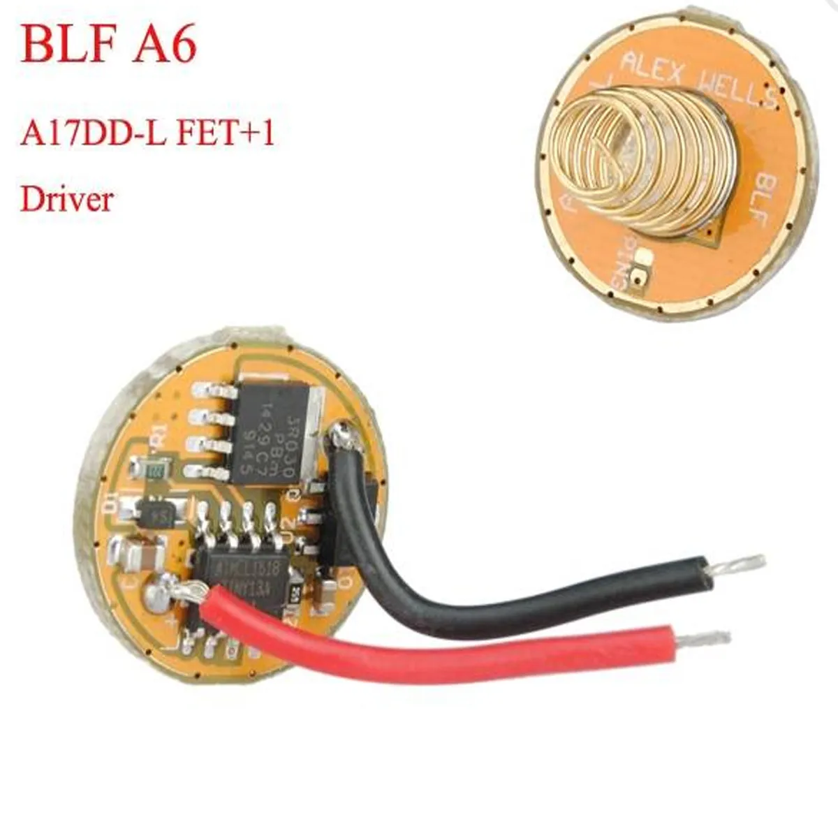 1Pcs DIY 7/4 Modes A17DD-L FET+1 A6 Driver For Astrolux C8 LED Flashlight Dual Group Mode A6 Fireware