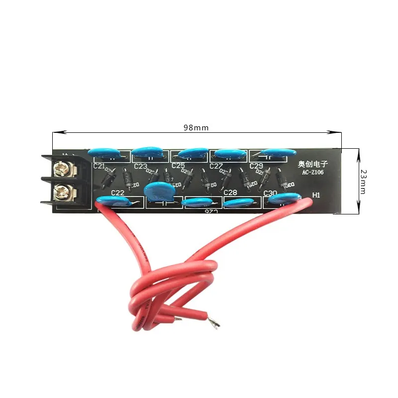 AC-Z106 Voltage Doubling Rectifier High Power 10 Times Rectifier High Voltage Boost Tesla Mosquito Racket Circuit Board AC-Z106 Voltage Doubling Rectifier High Power 10 Times Rectifier High Voltage Boost Tesla Mosquito Racket Circuit Board