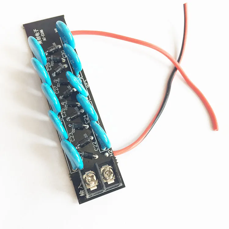 AC-Z106 Voltage Doubling Rectifier High Power 10 Times Rectifier High Voltage Boost Tesla Mosquito Racket Circuit Board AC-Z106 Voltage Doubling Rectifier High Power 10 Times Rectifier High Voltage Boost Tesla Mosquito Racket Circuit Board