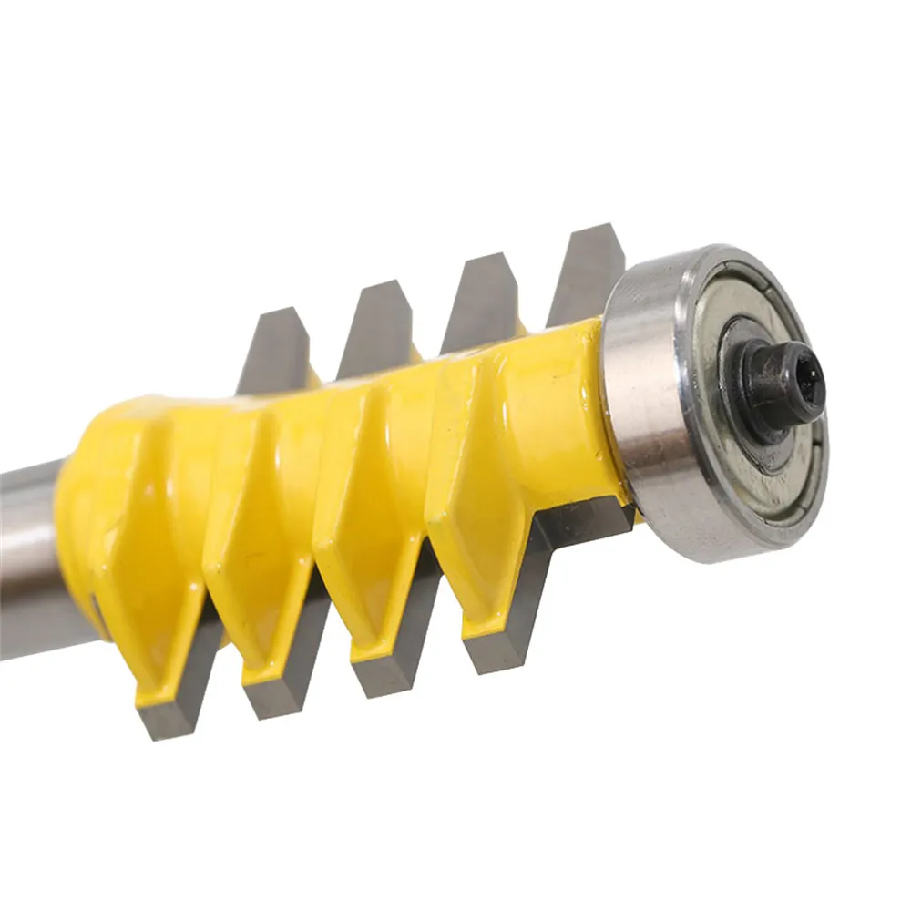 Drillpro T-Slot Finger Joint Router Bit 1/2 or 1/4 Inch Shank Reversible for Woodworking Cutting