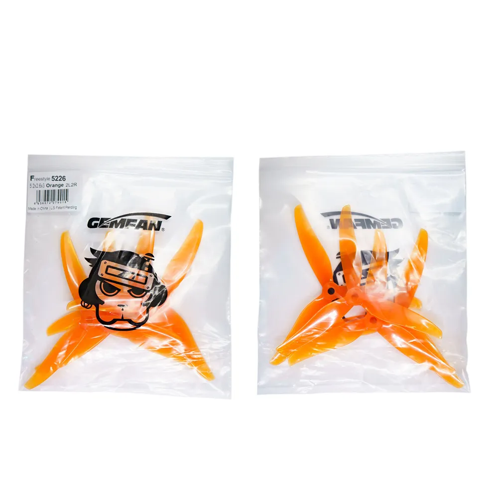 2 Pairs Gemfan Freestyle 5226 5.2x2.6 5.2 Inch 3-Blade Propeller for RC Drone FPV Racing