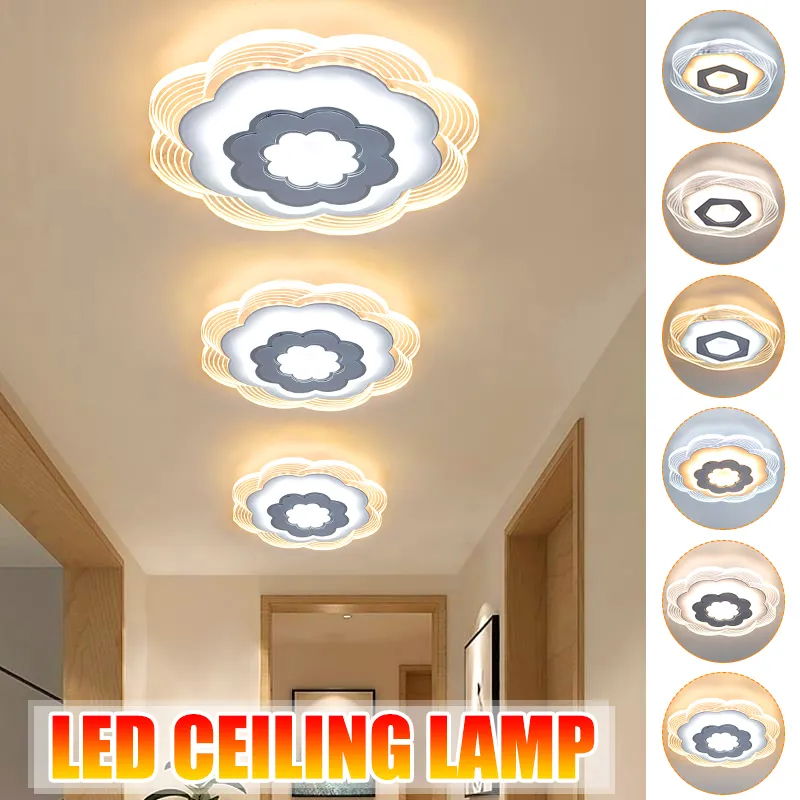 Modern Acrylic LED Ceiling Light Entrance Corridor Balcony Lamp Fixtures 220V Modern Acrylic LED Ceiling Light Entrance Corridor Balcony Lamp Fixtures 220V