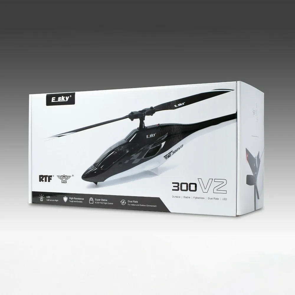 Esky 300 V2 Mini 6CH 2.4Ghz FXZ 6 DOF Axis Flybarless RC Helicopter RTF Esky 300 V2 Mini 6CH 2.4Ghz FXZ 6 DOF Axis Flybarless RC Helicopter RTF