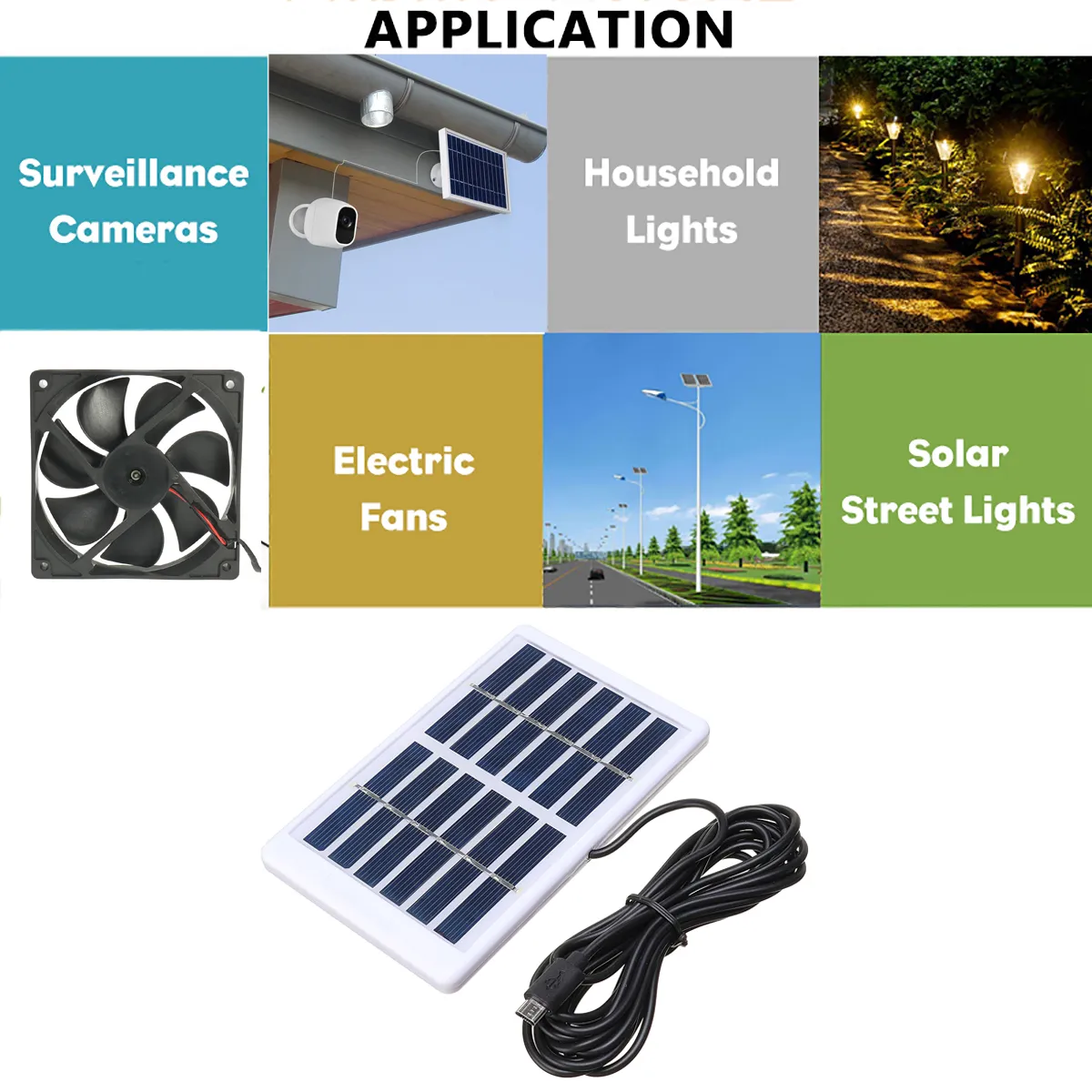 Mini 5W 6V USB Solar Panel Polysilicon Solar Power Panel Charger