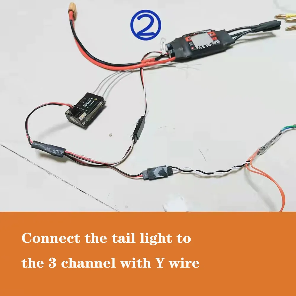 RC Jet Rücklicht LED DIY Modifikation Ersatzteile für 70mm/80mm/90mm Impeller EDF Jet RC Flugzeug