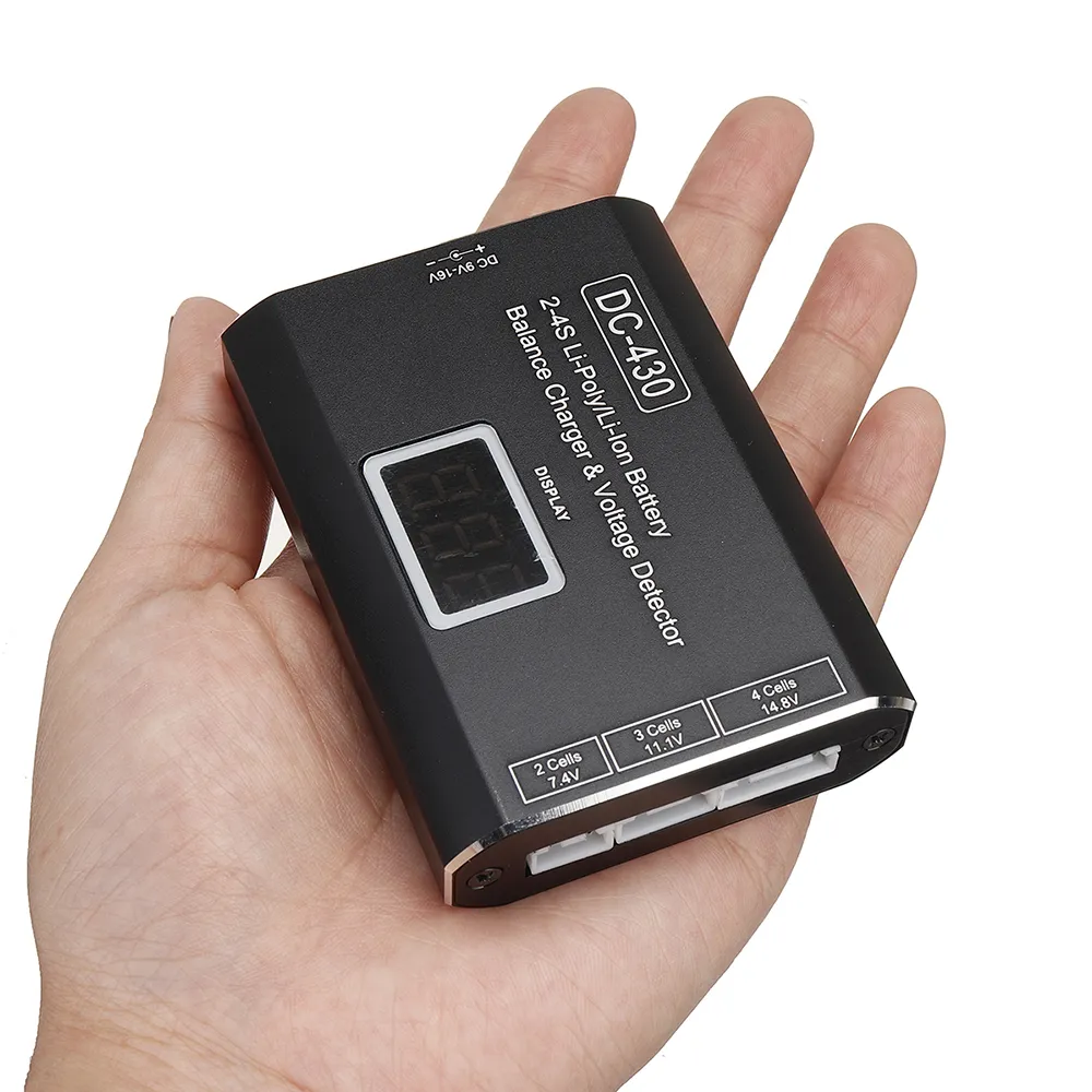 HTIRC DC-430 2-4S 3000mAh Lipo Battery Balance Charger Discharger with Display HTIRC DC-430 2-4S 3000mAh Lipo Battery Balance Charger Discharger with Display