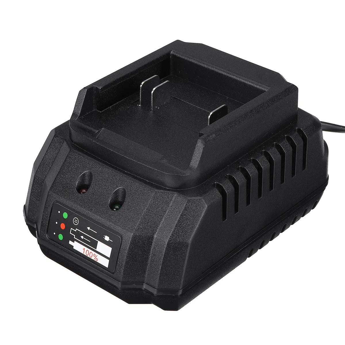 Drillpro 3000mAh 18V Lithium Battery Li-ion Battery Replacement with Charger for Electric Wrench Tools