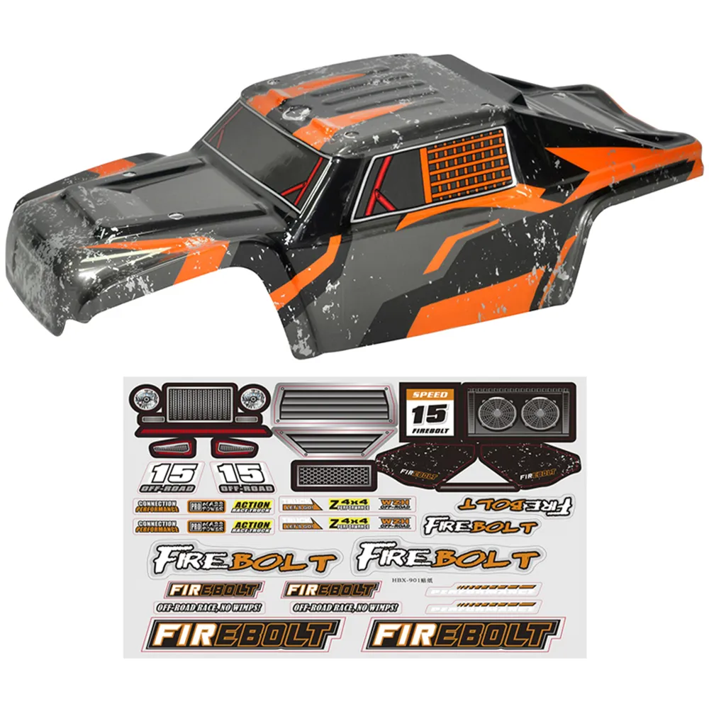 HBX 901/901A 1/12 RC Car Spare Body Shell w/ Sticker Sheet Vehicles Model Parts Accessories HBX 901/901A 1/12 RC Car Spare Body Shell w/ Sticker Sheet Vehicles Model Parts Accessories
