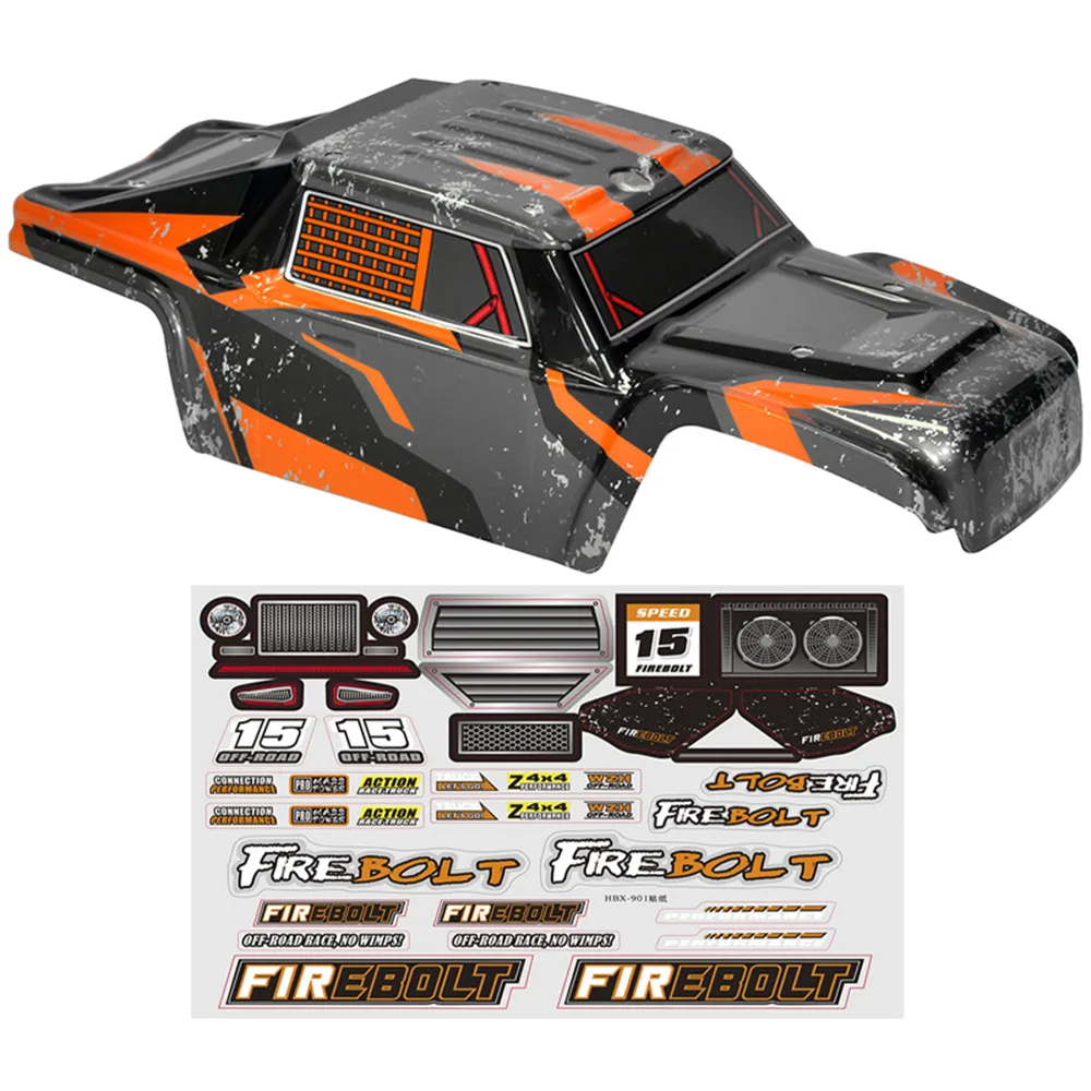 HBX 901/901A 1/12 RC Car Spare Body Shell w/ Sticker Sheet Vehicles Model Parts Accessories HBX 901/901A 1/12 RC Car Spare Body Shell w/ Sticker Sheet Vehicles Model Parts Accessories