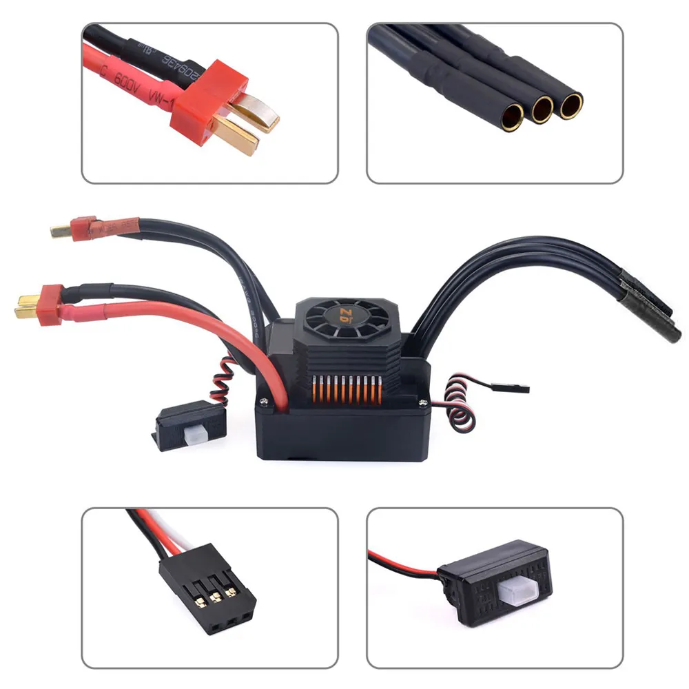 ZD Racing EX07 1/7 RC Drift Car Ricambio 150A Brushless ESC Doppia Batteria Spina 8604 Veicoli Parti Modello