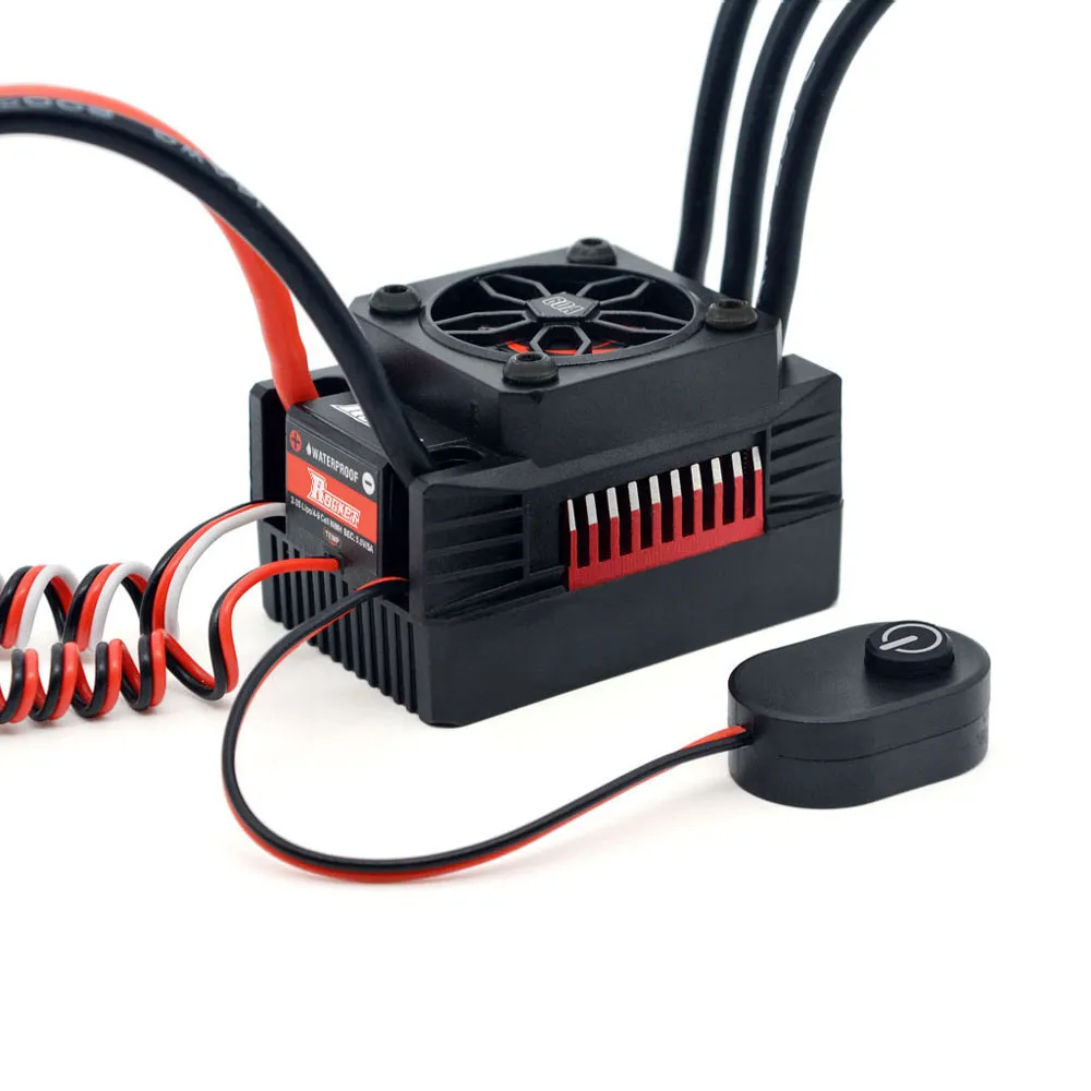 Surpass Hobby Rocket V2 Waterproof 60A Brushless ESC for 1/10 RC Car Vehicles Model Parts Surpass Hobby Rocket V2 Waterproof 60A Brushless ESC for 1/10 RC Car Vehicles Model Parts