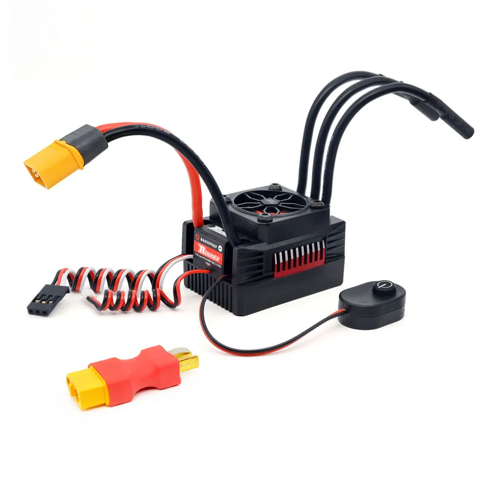 Surpass Hobby Rocket V2 Waterproof 60A Brushless ESC for 1/10 RC Car Vehicles Model Parts Surpass Hobby Rocket V2 Waterproof 60A Brushless ESC for 1/10 RC Car Vehicles Model Parts