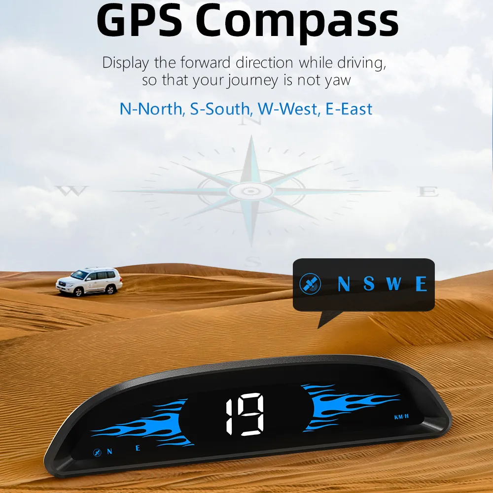 GEYIREN G2 GPS HUD Head Up Display Car Speedometer Electronics Tachometer for Universal GEYIREN G2 GPS HUD Head Up Display Car Speedometer Electronics Tachometer for Universal