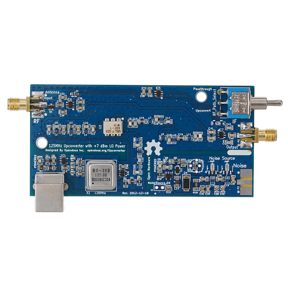 SDR Upconverter-125MHz-ADE for HackRF One RTL2832+R820T2 Receiver