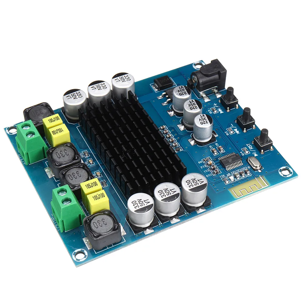 XH-M548 TPA3116D2 bluetooth 5.0 Dual Channel 2x120W High Power Digital Audio Power Amplifier Board