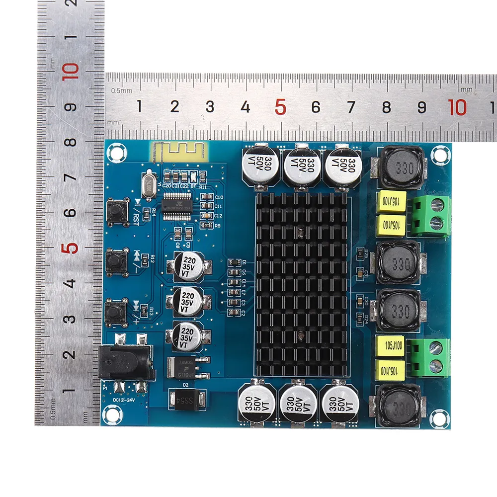 XH-M548 TPA3116D2 bluetooth 5.0 Dual Channel 2x120W High Power Digital Audio Power Amplifier Board
