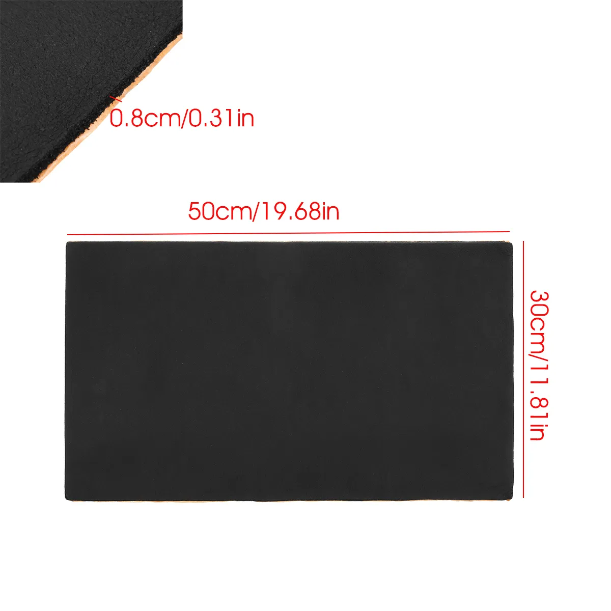 9pcs / Set Car Door Hood Bonnet Sound Heat Insulation Foams Cotton Mat 30x50cm