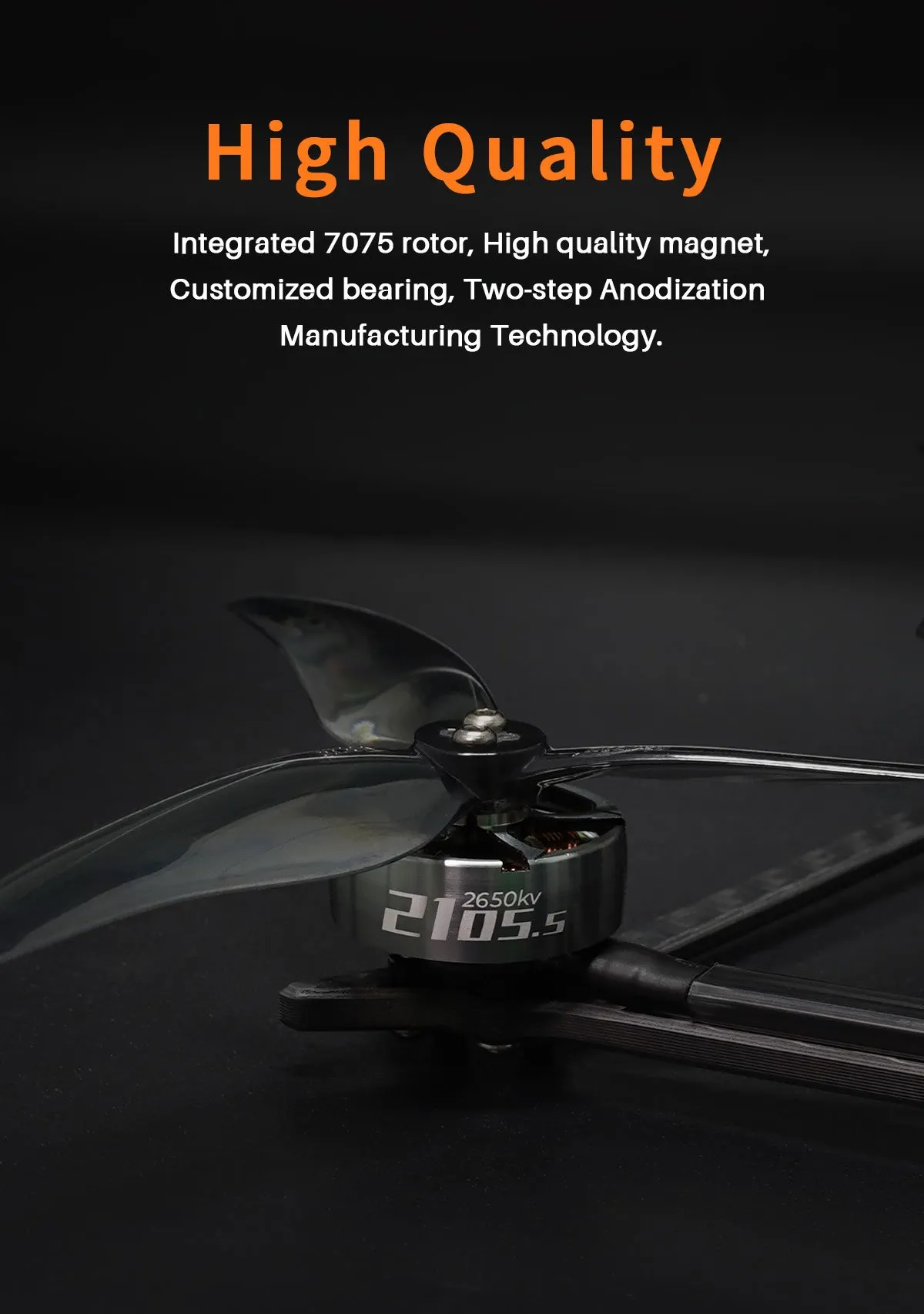GEPRC SPEEDX2 2105.5 2650KV/3450KV 3-4S Brushless Motor for FPV Racing RC Drone