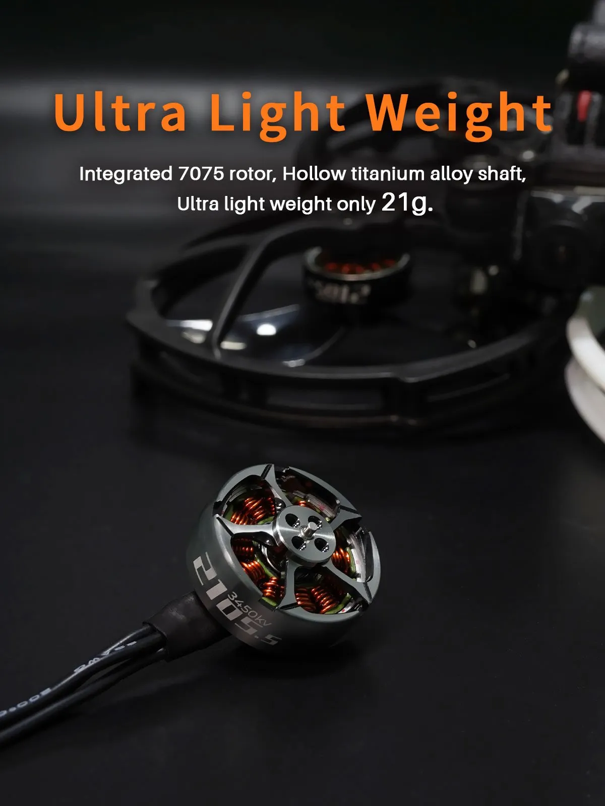GEPRC SPEEDX2 2105.5 2650KV/3450KV 3-4S Brushless Motor for FPV Racing RC Drone