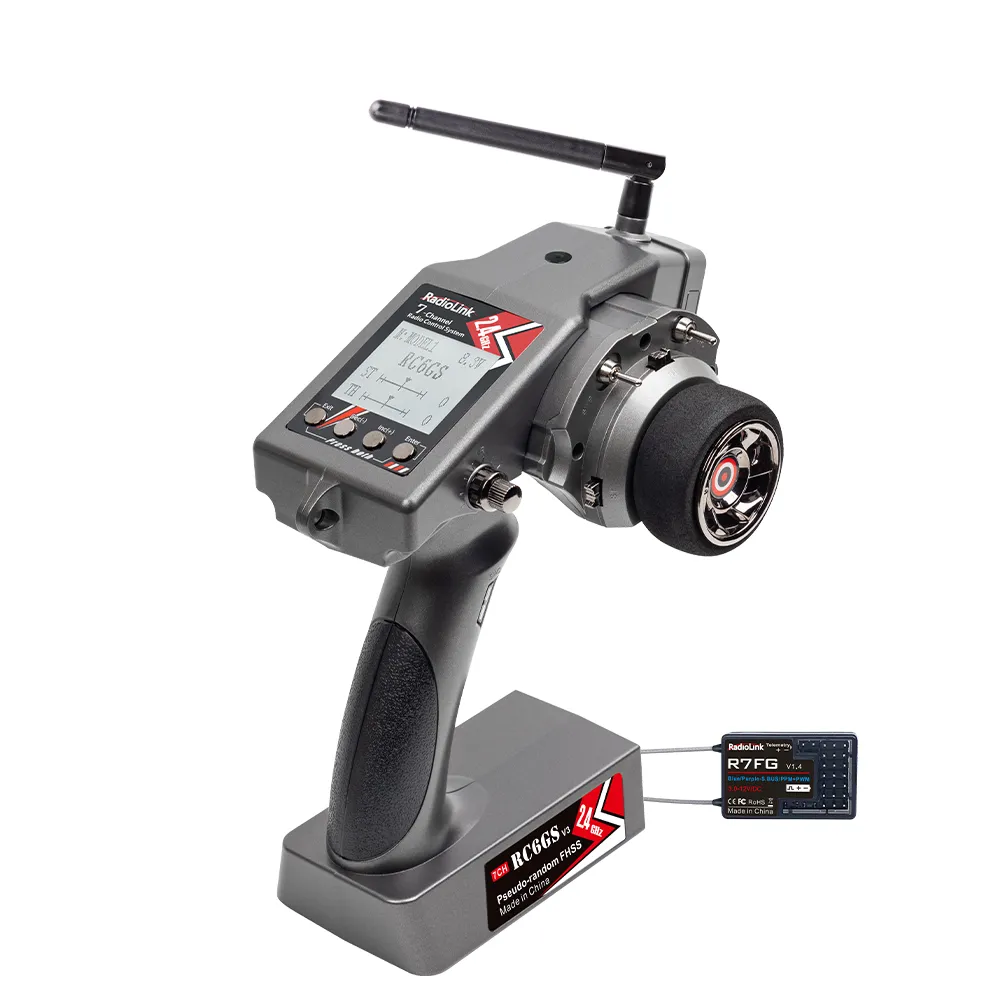 Radiolink RC6GS V3 7CH Radio Transmitter Gyro Integrated For RC Vehicles Car Boat Model Parts Radiolink RC6GS V3 7CH Radio Transmitter Gyro Integrated For RC Vehicles Car Boat Model Parts