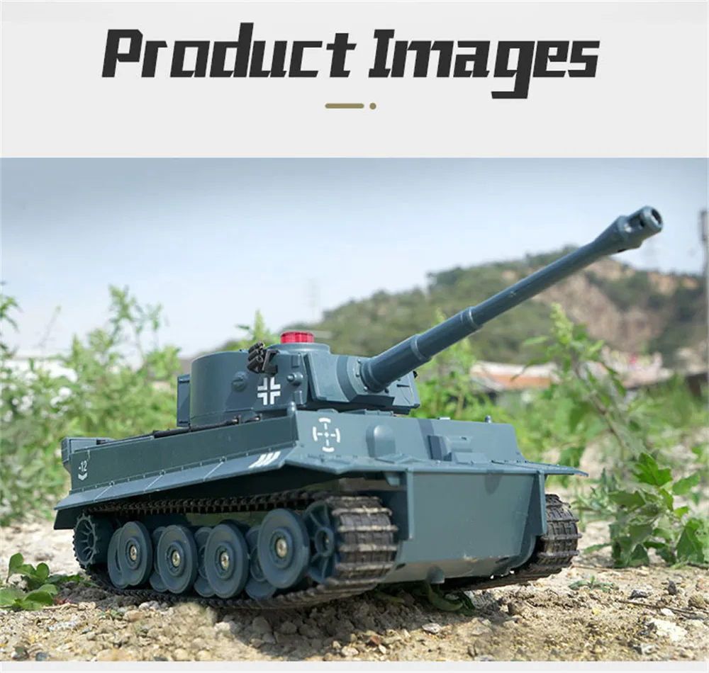 JJRC Q85 RTR 2.4G 4CH RC Battle Tank Programmable Vehicles w/ Sound 360° Rotation Military Models Kids Children Toys