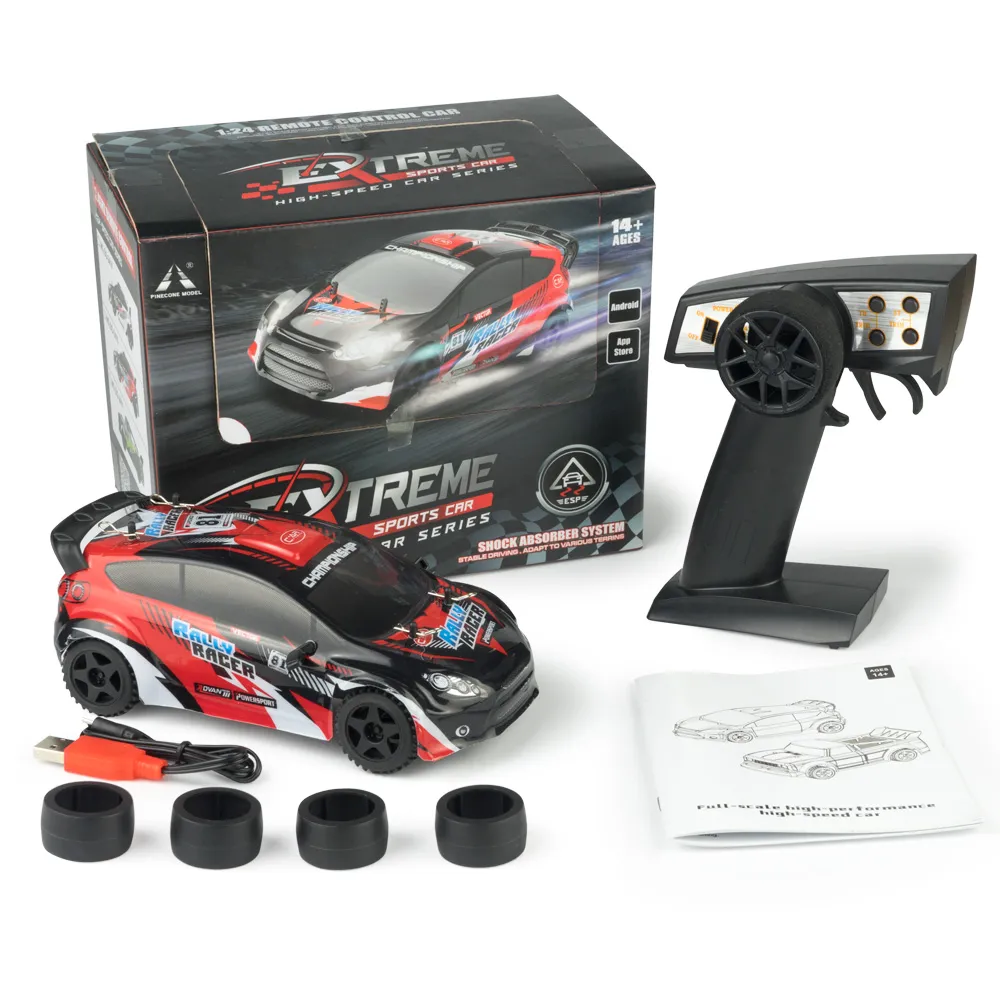 SG PINECONE FOREST 2410 RTR 1/24 2.4G RWD RC Car Drift Gyro High Speed Full Proportional Vehicles Toys