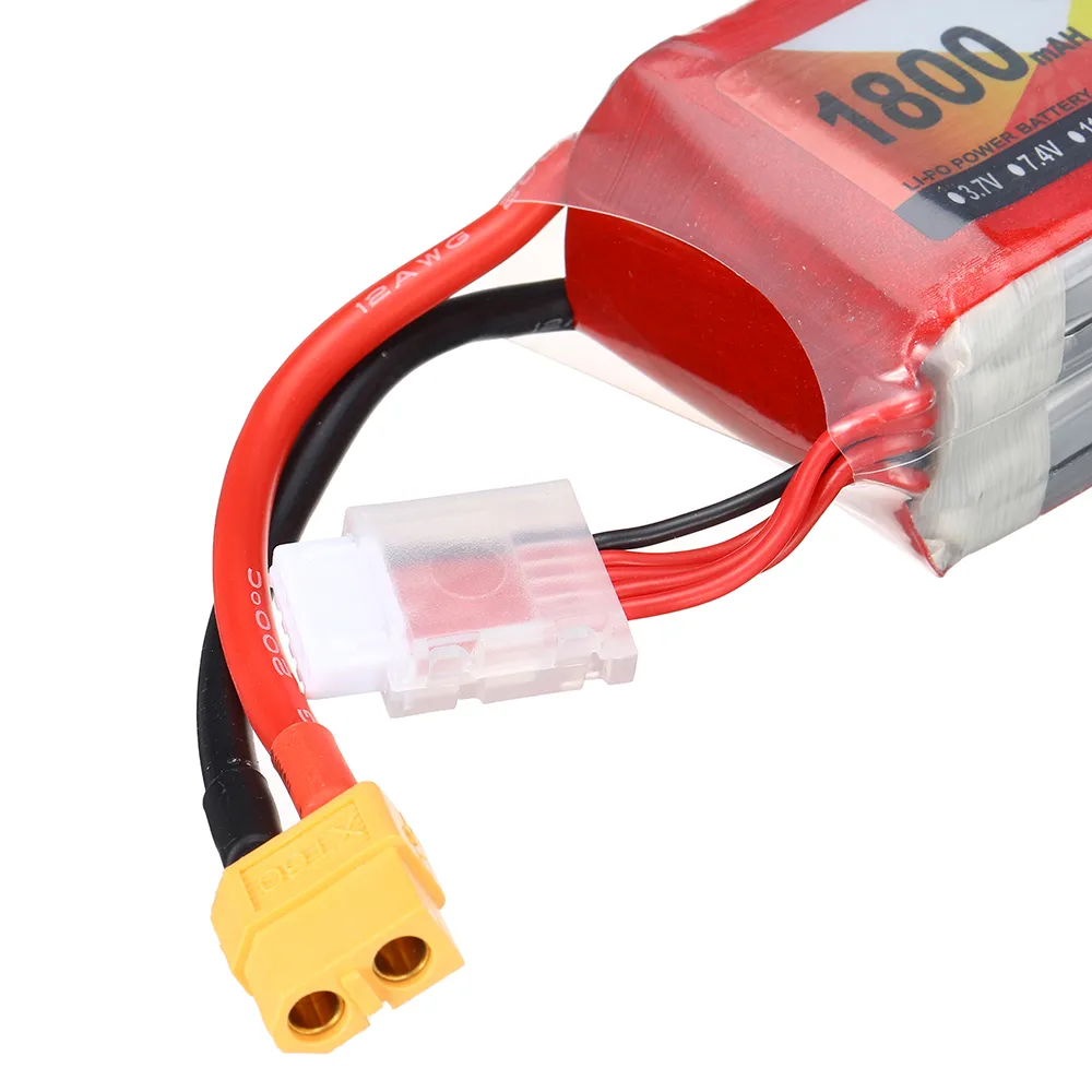 ZOP Power 14.8V 1800mAh 100C 4S LiPo Battery XT60 Plug for RC Drone ZOP Power 14.8V 1800mAh 100C 4S LiPo Battery XT60 Plug for RC Drone