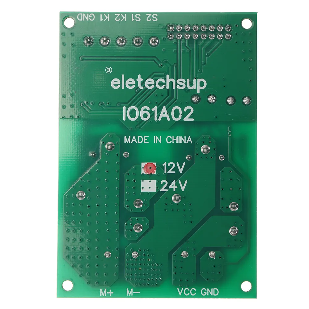 30A 12V 24V DC Motor Controller Relay Board Forward Reverse Control Limit Start Stop Switch for Garage Door Crane Elevator