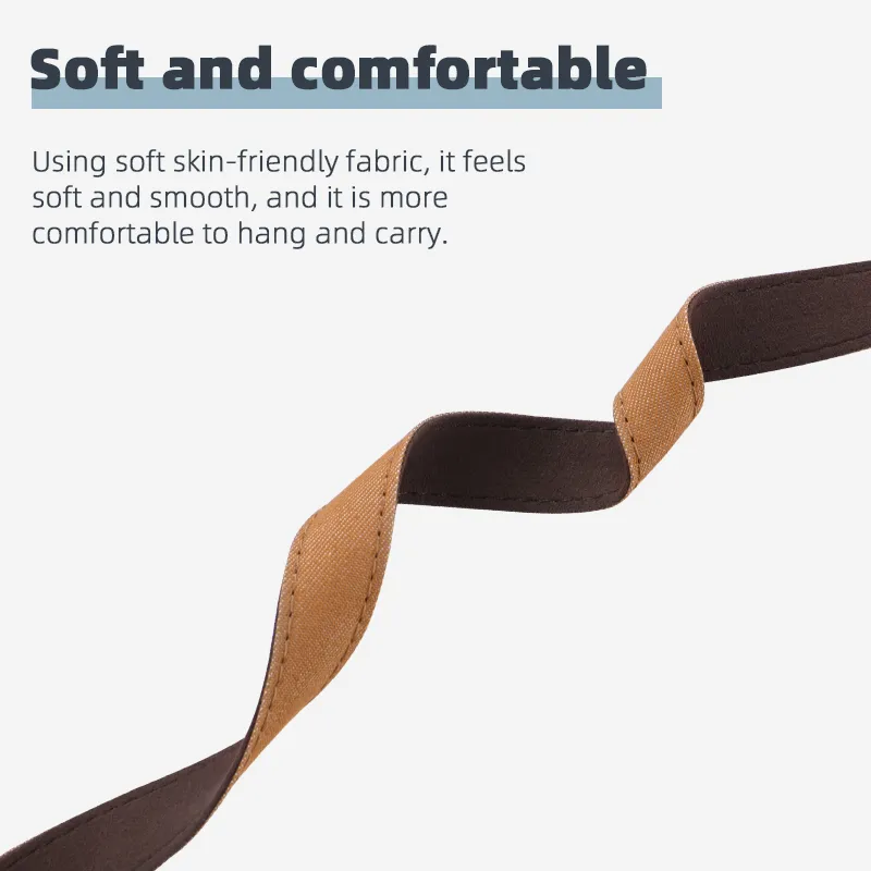 BRDRC RC Smart Remote Control Lanyard Neck Strap Réglable Brown Hanging Buckle Rope pour DJI Mini 3 PRO Screen Controller