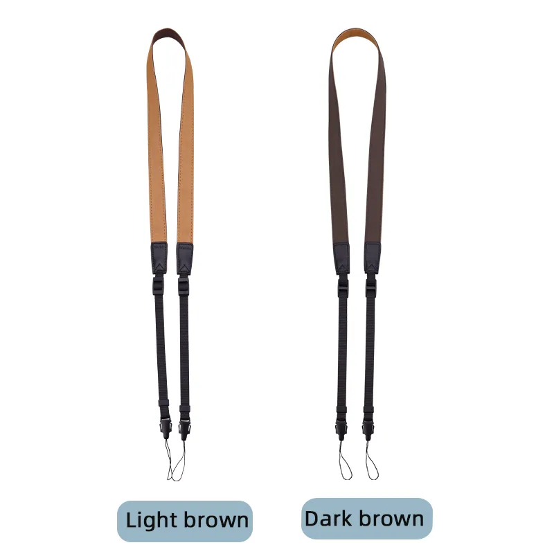 BRDRC RC Smart Remote Control Lanyard Neck Strap Réglable Brown Hanging Buckle Rope pour DJI Mini 3 PRO Screen Controller