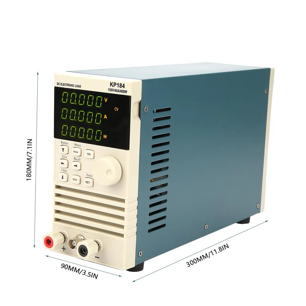 KP184 DC Electronic Load Battery Capacity Tester RS485/232 400W 150V 40A AC220V Professional Battery Tester