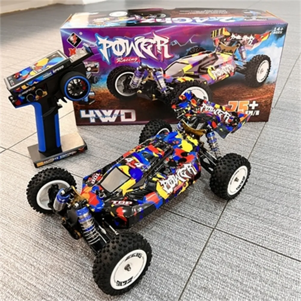 Wltoys 124007 1/12 2.4G 4WD Brushless RC Car 75km/h Off-Road Speed Racing Vehicles Models RTR Toys